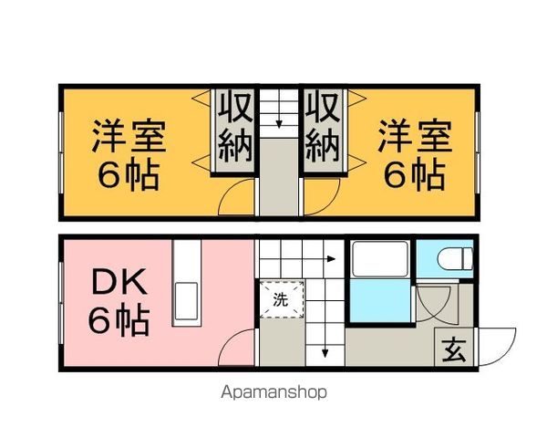 レオパレスアメニティタウンの間取り写真