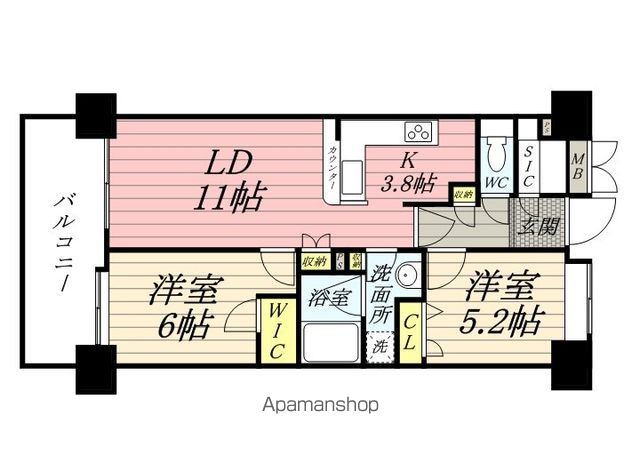 【コンフォリア板橋仲宿の間取り】