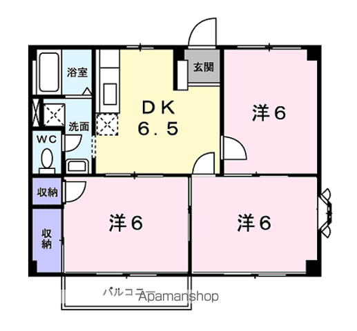 カーム小川の間取り写真