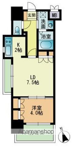 【ＲＪＲプレシア南福岡の間取り】