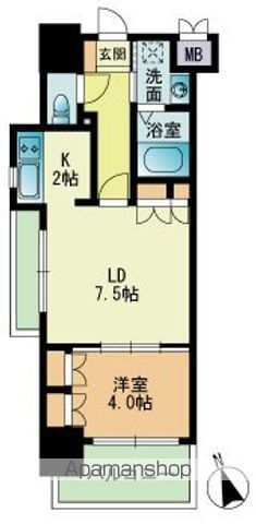 ＲＪＲプレシア南福岡の間取り