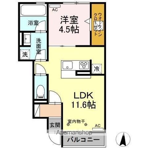 ルシエルの間取り写真