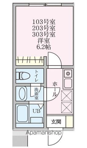 THE BASE 上大岡の間取り写真
