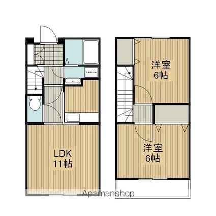 パークヒルズ壱番館[2LDK/57.62m2]の間取図
