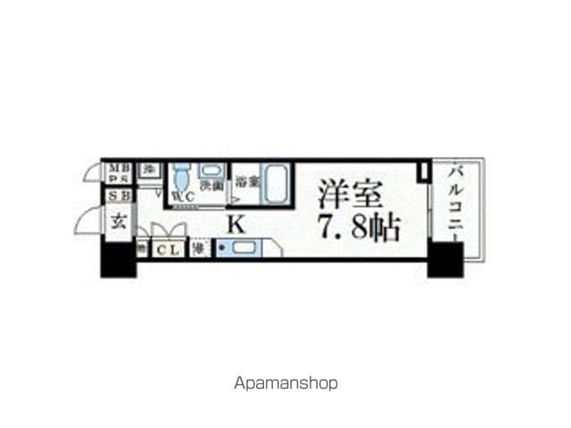 エスリード御堂筋梅田の間取り写真
