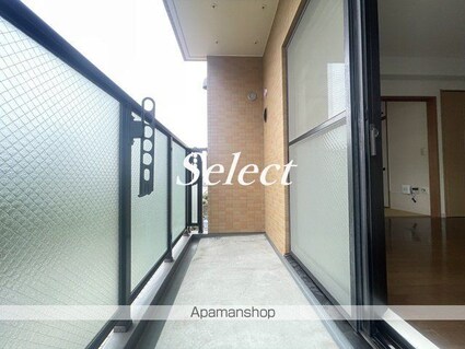 ヒルサイド森[2DK/59.98m2]のバルコニー