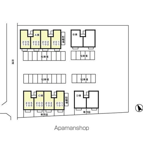 ピア　Ａ・Ｃ棟 A102 ｜ 千葉県松戸市五香７丁目30-1(A),-3(C)（賃貸アパート1LDK・1階・50.42㎡） その27