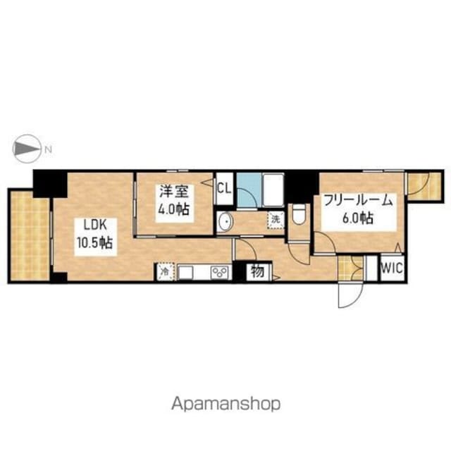 プレサンスＴＨＥ久屋大通レジェンド[1LDK/49.76m2]の間取図