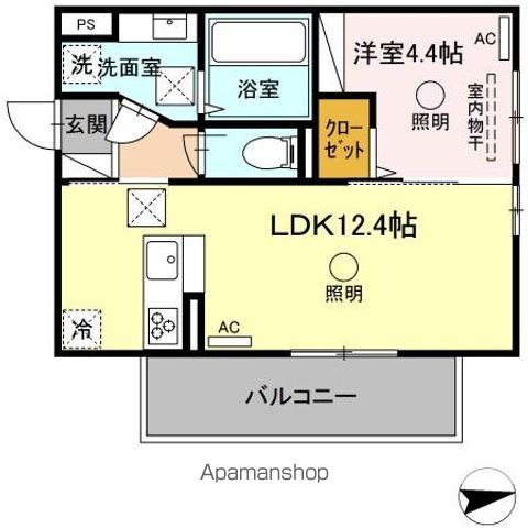 CRESTの間取り写真