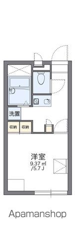 レオパレスベルツリーⅢの間取り