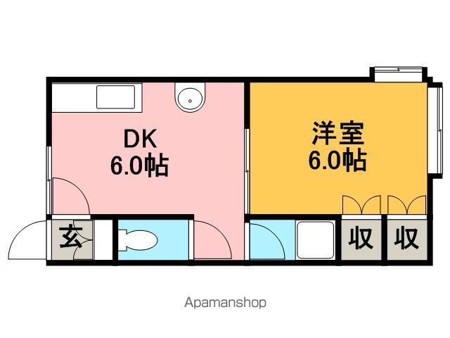 メゾンパシフィックヒルズの間取り写真