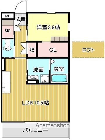 バンベールNORTHの間取り写真
