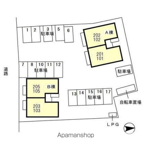 ノース・ウエスト蘇原　Ａ 101 ｜ 岐阜県各務原市蘇原大島町５丁目158-1（賃貸アパート1LDK・1階・45.38㎡） その19