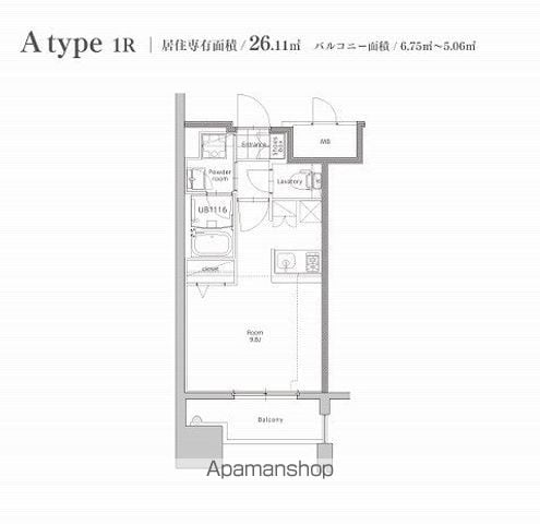 エンクレスト博多STYLEの間取り写真