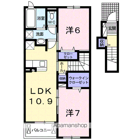 ファミーユⅡの間取り