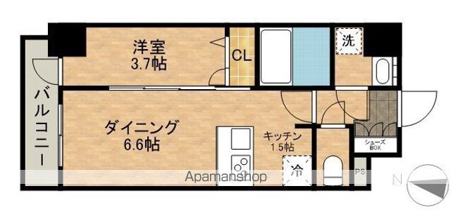 メイクスデザイン名駅南の間取り写真