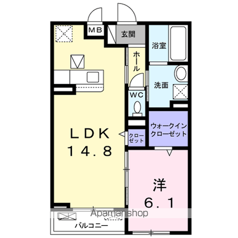 セレーノヴィータの間取り写真