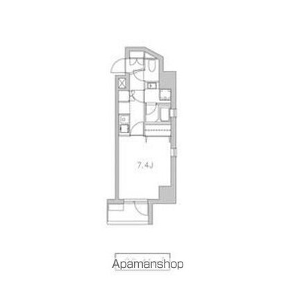 ＩＡＲＩＭ車道[1K/26.41m2]の間取図