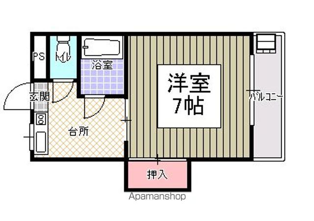 福岡市東区唐原のマンションの間取り