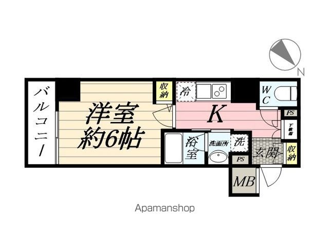 ベルシード横濱新町の間取り写真