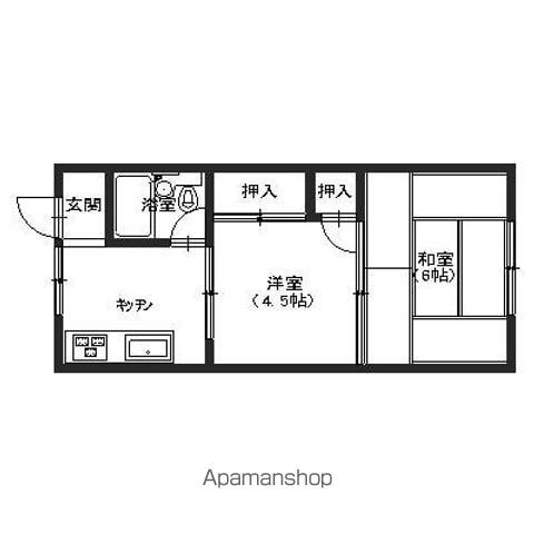 ペルシェ野々市IIIの間取り写真