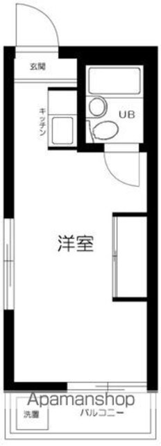 メゾン・ド・サペン[1R/18.55m2]の間取図