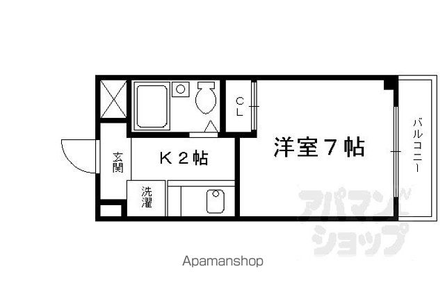 メルディアキューブ観月橋 A棟の間取り写真