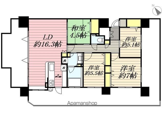 シルフアールレジアの間取り写真