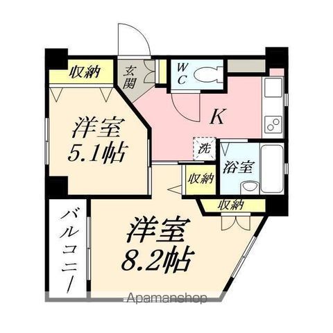 カルム厚生町の間取り写真