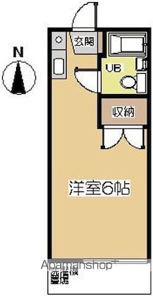 さくらハイツ[1R/16.11m2]の間取図