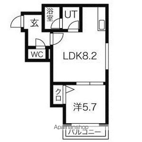 RHAM北円山の間取り写真