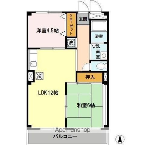 八八マンションの間取り写真