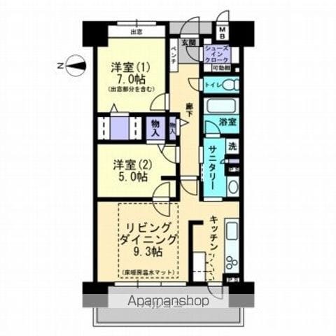 アルファステイツ岡山駅前の間取り写真
