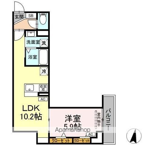 グラナーデ堤通の間取り