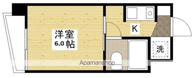グレース幟町[1K/18.15m2]の間取図