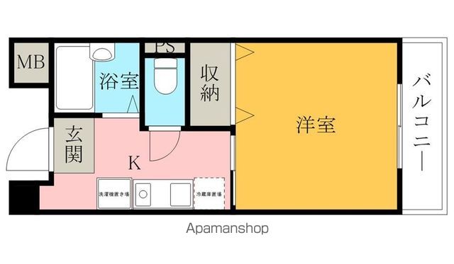 浜中マンションの間取り写真