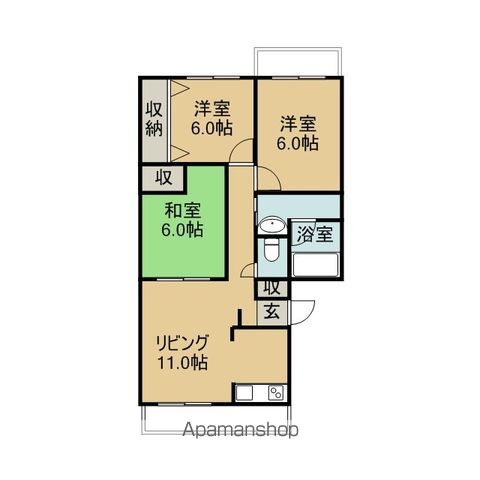 メゾン城北の間取り写真