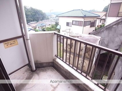 ホワイトウイング左入[1K/20.25m2]のバルコニー
