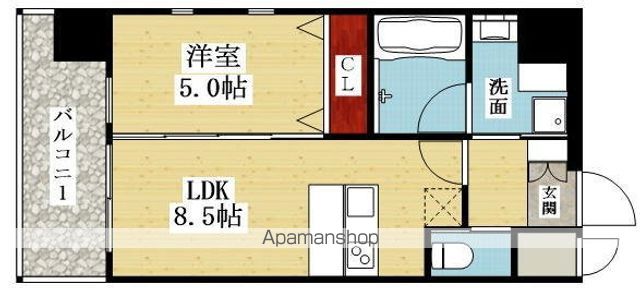 プレジオ江坂IIの間取り写真