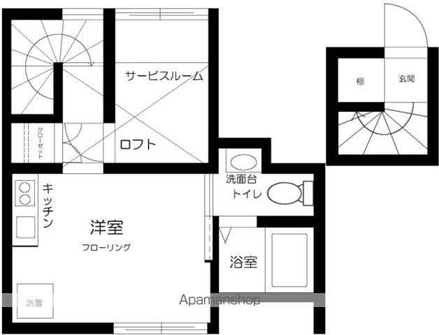 ＨＡＣＣＯ　ＨＯＵＳＥ 3-A ｜ 東京都板橋区前野町３丁目25-8（賃貸アパート1R・3階・31.05㎡） その2