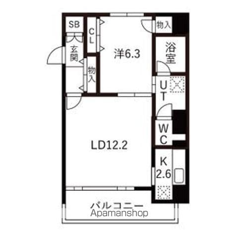 桑園スクエアIの間取り写真