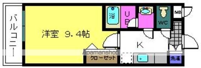 和歌山県和歌山市今福５丁目[1K/27m2]の間取図