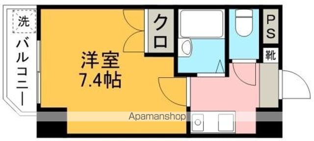 アビタシオン黒髪の間取り写真