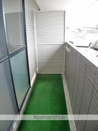 スカイハイツＷ[1K/25.92m2]のバルコニー