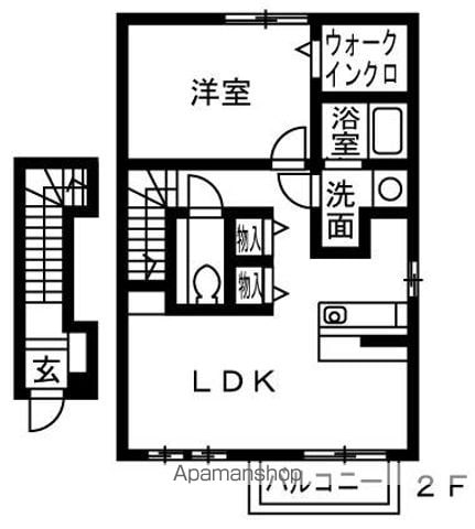 OAZO B棟の間取り写真