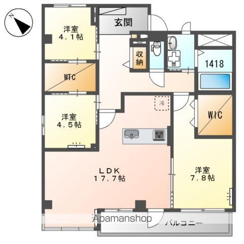 KK BLDGの間取り写真