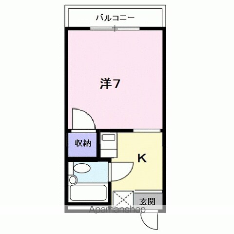 ユニメント桂華の間取り写真