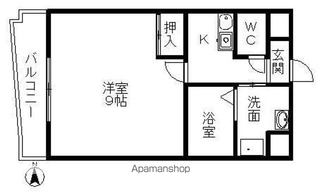 アイン橘の間取り写真