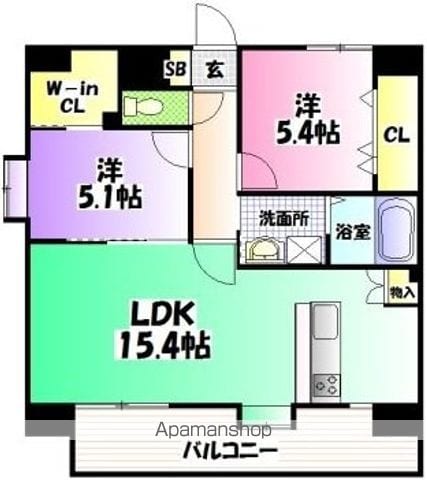 八王寺ツインタワーWESTの間取り写真