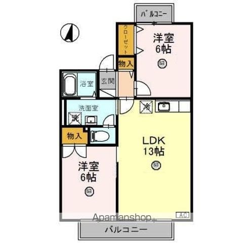 プリシェールの間取り写真